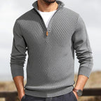 Eddy - Men's High Neck Quarter-Zip Pullover 2