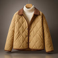 Edith - Women's Quilted Jacket with Contrast Lapel