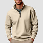 Eduardo - Men's Quarter-Zip Stand Collar Long Sleeve Sweatshirt 3