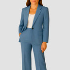 Edwina - Women's Tailored Notched Lapel Suit Set 3