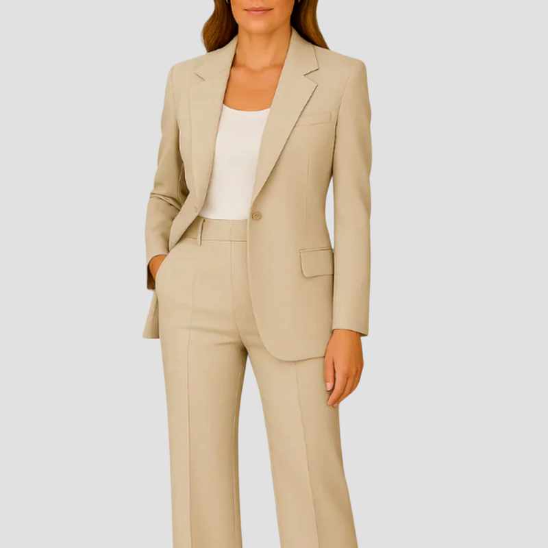 Edwina - Women's Tailored Notched Lapel Suit Set 5