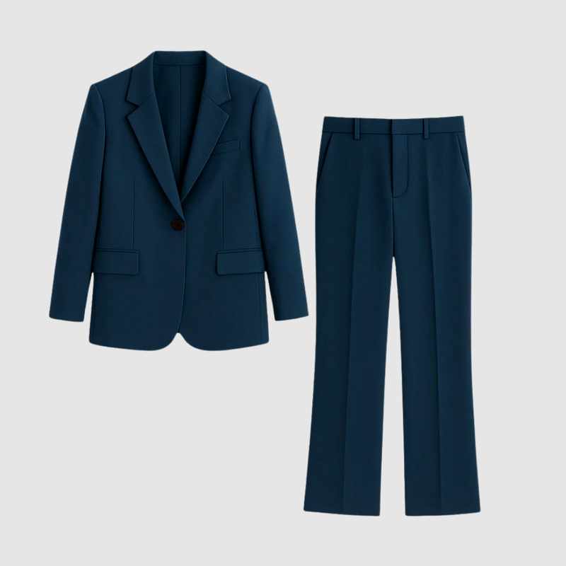 Edwina - Women's Tailored Notched Lapel Suit Set 6
