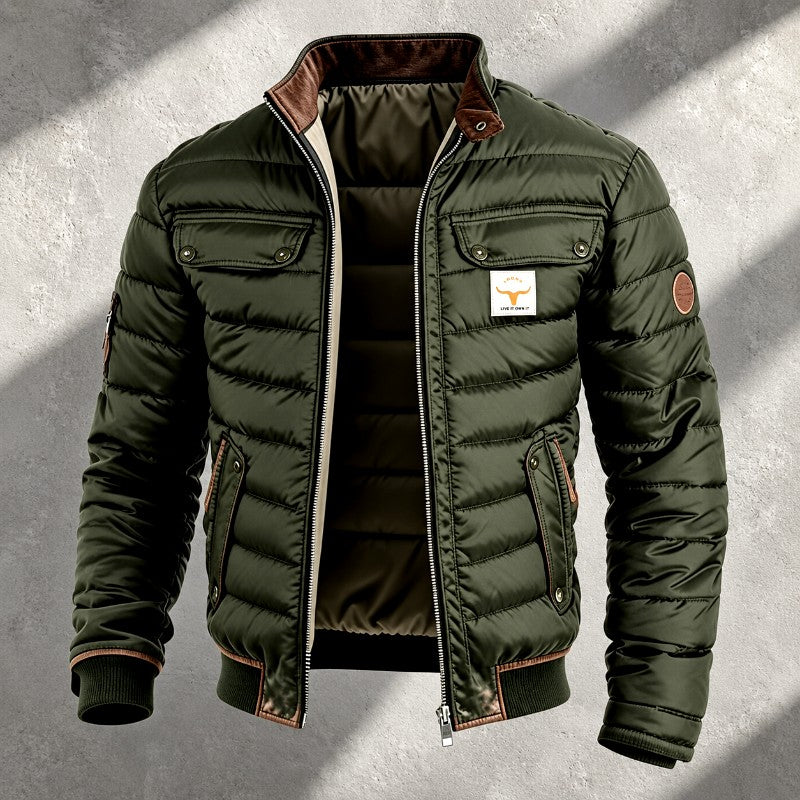 Eladio - Men's Multi-Pocket Zip-Up Puffer Jacket 3