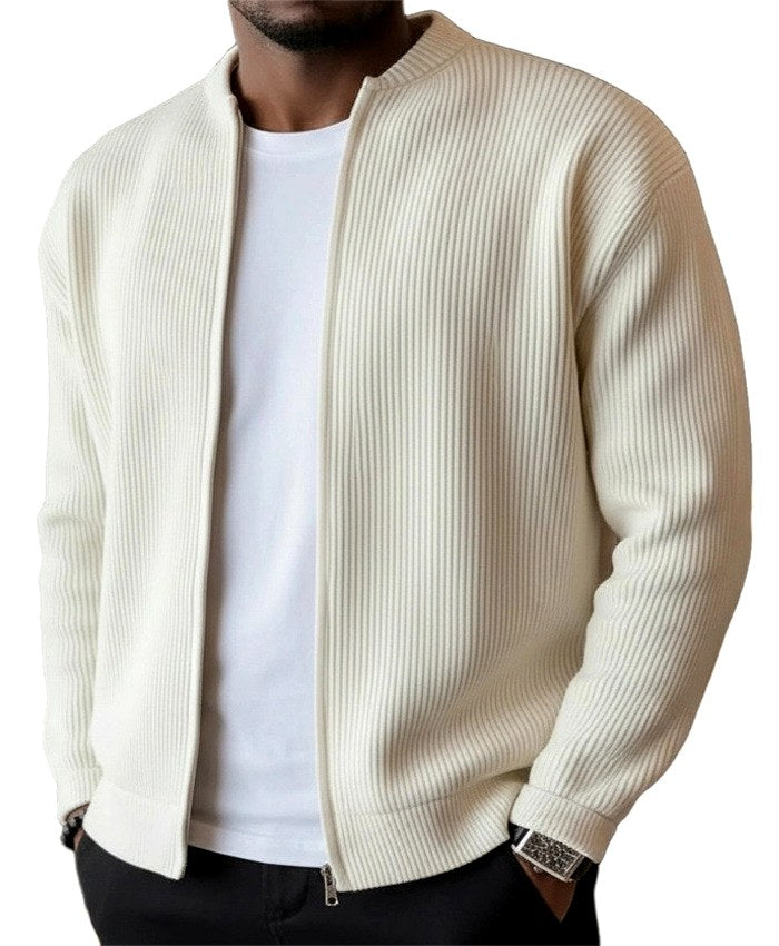 Elden - Men's Corduroy Full Zip Lightweight Cardigan 3