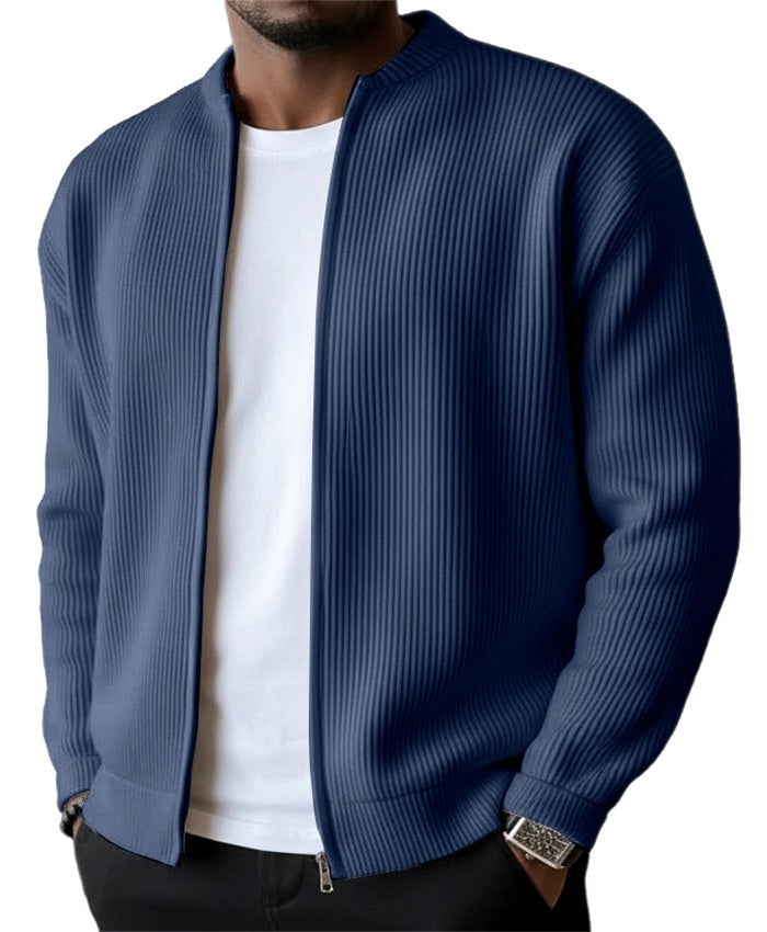 Elden - Men's Corduroy Full Zip Lightweight Cardigan 4