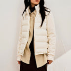 Eliane - Women's Lightweight Down Jacket with Knit Sleeves 2