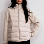 Eliane - Women's Lightweight Down Jacket with Knit Sleeves 3