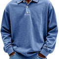 Emmet - Men's Polo Collar Relaxed Fit Sweatshirt