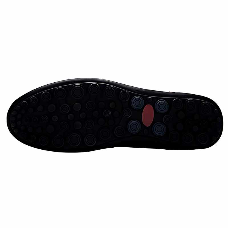 Enzo - Men's Perforated Leather Slip-On Loafers