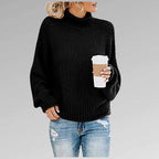 Ethel - Women's Chunky Mock Neck Oversized Sweater 3