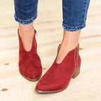 Eveline - Women's Side-Zip Ankle Bootie