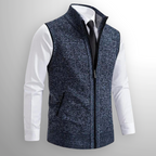 Everett - Men's Knit Zip Vest