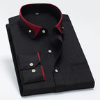 Finnegan - Men's Contrast Trim Dress Shirt