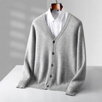 Graham - Men's V-Neck Button-Front Knit Cardigan 2
