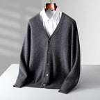 Graham - Men's V-Neck Button-Front Knit Cardigan 3