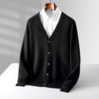 Graham - Men's V-Neck Button-Front Knit Cardigan 4