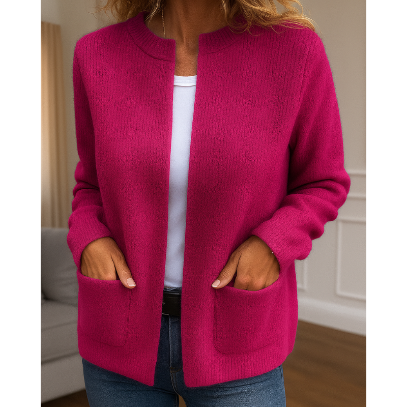 Harlow - Women's Ribbed Knit Cardigan