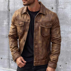 Harrison - Men's Vintage Leather Jacket