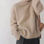 Heidi - Women's Turtleneck Knit Sweater