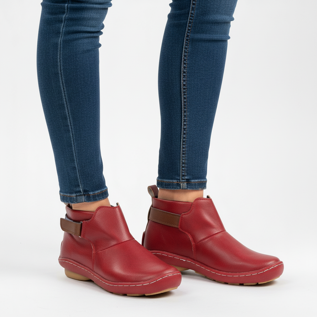 Helena - Women's Leather Ankle Boots