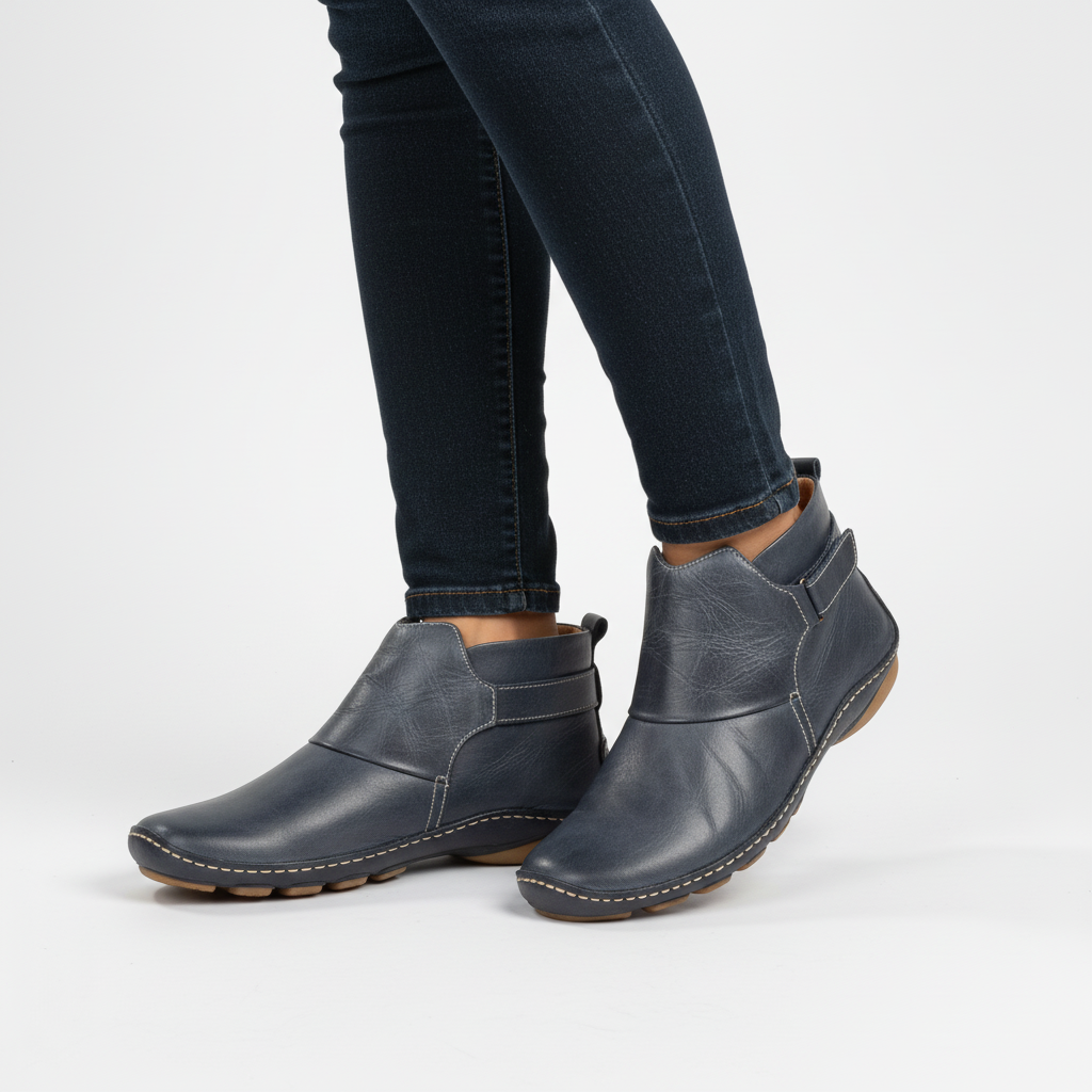 Helena - Women's Leather Ankle Boots