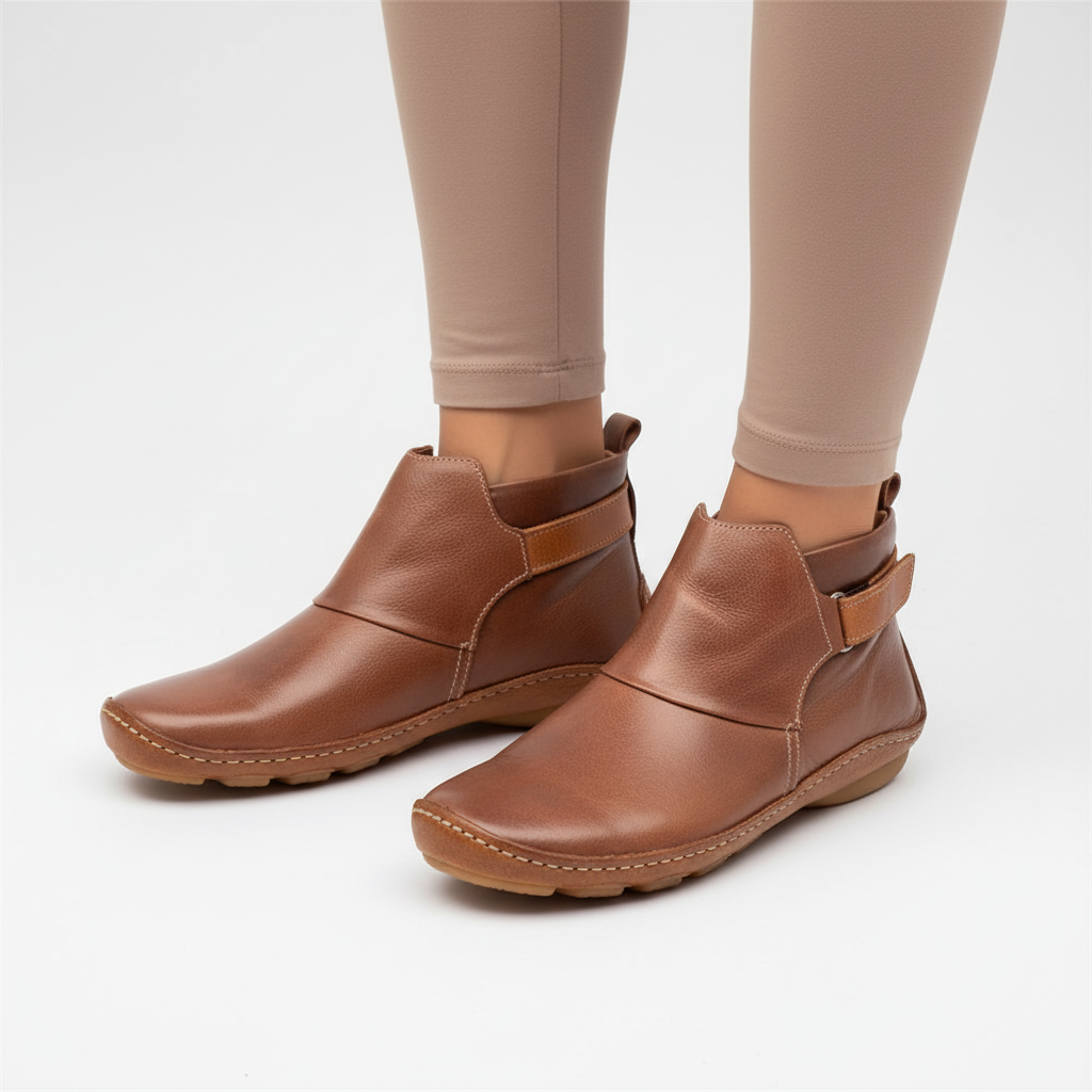 Helena - Women's Leather Ankle Boots