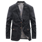 Henry - Men's Denim Blazer Jacket