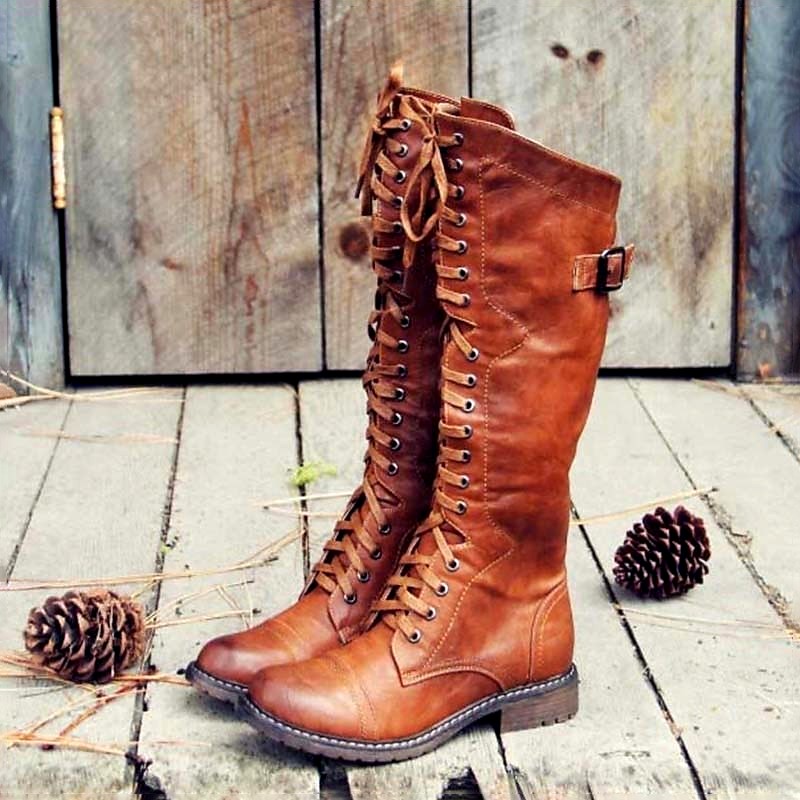 Inara - Women's Equestrian Block Heel Boots 1