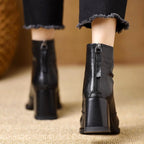 Iona - Women's Square Toe Chelsea Ankle Boots 5