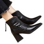 Iona - Women's Square Toe Chelsea Ankle Boots 6