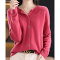 Iris - Women's Cashmere Wool Cardigan