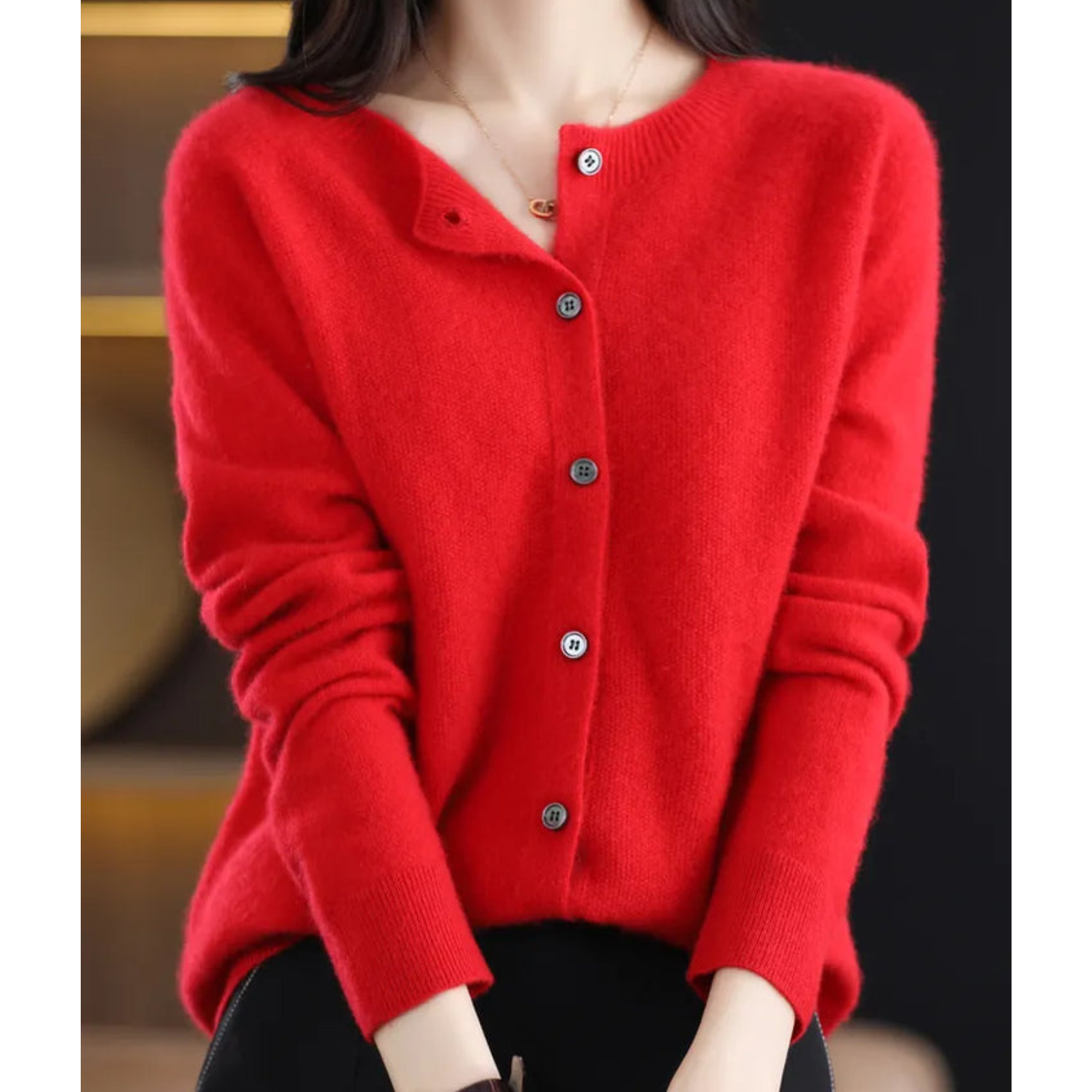 Iris - Women's Cashmere Wool Cardigan