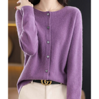 Iris - Women's Cashmere Wool Cardigan