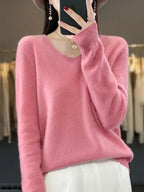 Isabella - Women's Soft Knit Crew Neck Pullover
