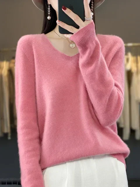 Isabella - Women's Soft Knit Crew Neck Pullover