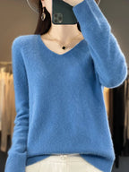 Isabella - Women's Soft Knit Crew Neck Pullover
