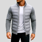 Jack - Men's Quilted Front Full-Zip Jacket with Knit Sleeves 13