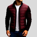 Jack - Men's Quilted Front Full-Zip Jacket with Knit Sleeves 17