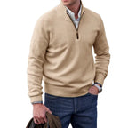 Jasper - Men's Cashmere Quarter-Zip Pullover