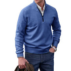 Jasper - Men's Cashmere Quarter-Zip Pullover