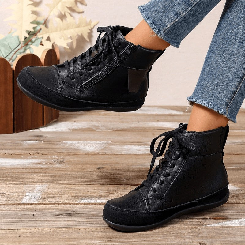 Jestine - Women's Zip-up Ankle Boots 2