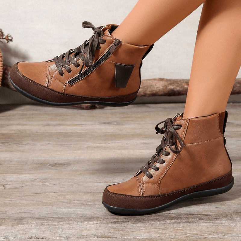 Jestine - Women's Zip-up Ankle Boots 3