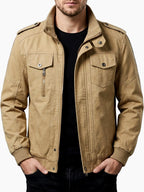 Jordan - Men's Military-Style Work Jacket with Multiple Pockets 4