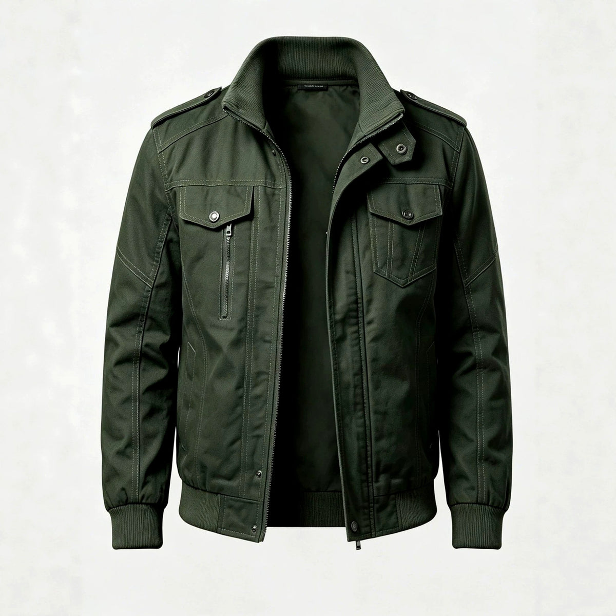 Jordan - Men's Military-Style Work Jacket with Multiple Pockets 9