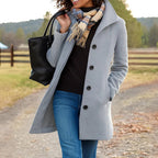 Josefine - Women's Tailored Button-Front Winter Coat