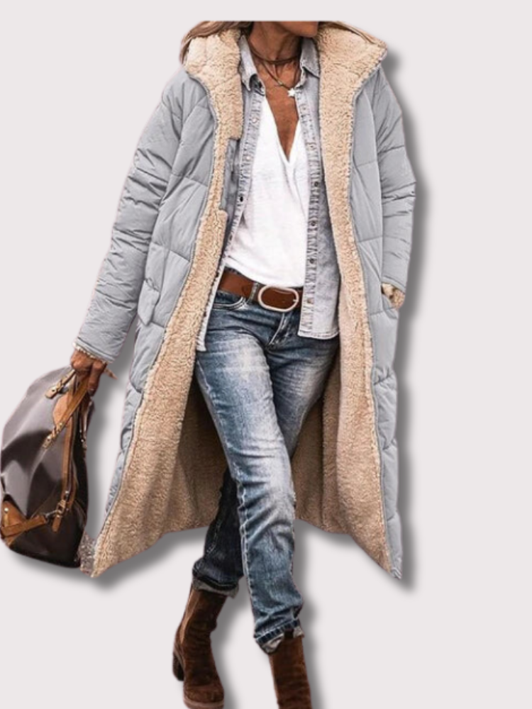 Juniper - Women's Reversible Long Quilted Coat