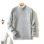 Karlo - Men's Textured Cashmere Knit Crewneck Sweater
