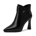 Kiana - Women's High Heel Pointed Toe Ankle Boots 5