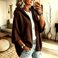 Kirsten - Women's Chunky 3/4 Sleeve Oversized Cardigan 10