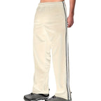 Landon - Men's Side-Stripe Relaxed Wide-Leg Track Pants 3